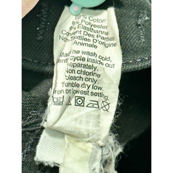 Madewell Women's 10" High Riser High Rise Skinny Skinny Jeans Black‎ 24 - Picture 12 of 15